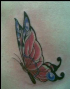 Tattoo-Schmetterling